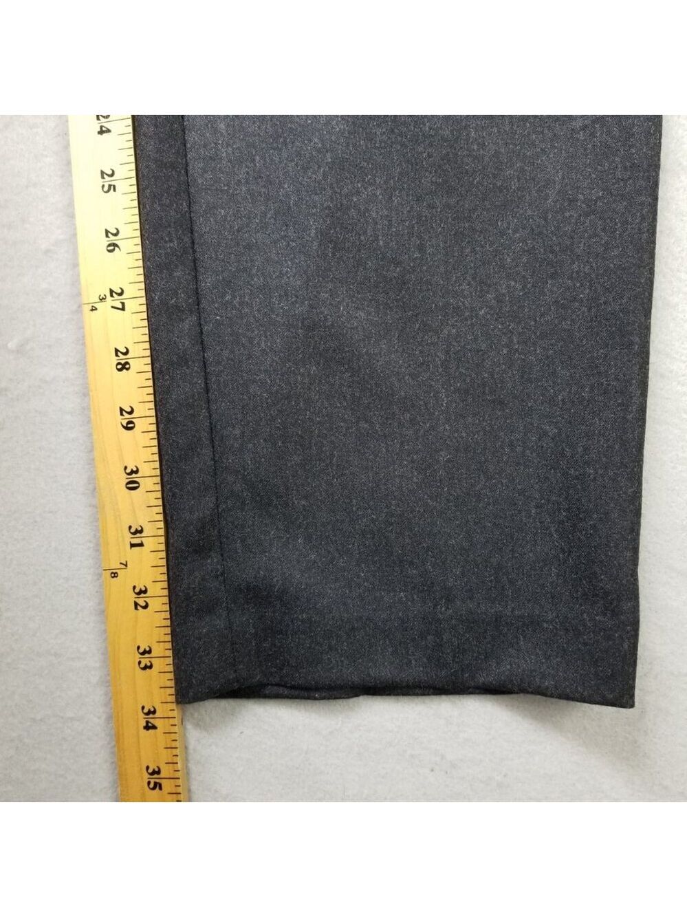 Banana Republic Pants Mens Gray Tapered Soft Virgin Wool Vitale Flannel 120's - Picture 5 of 12